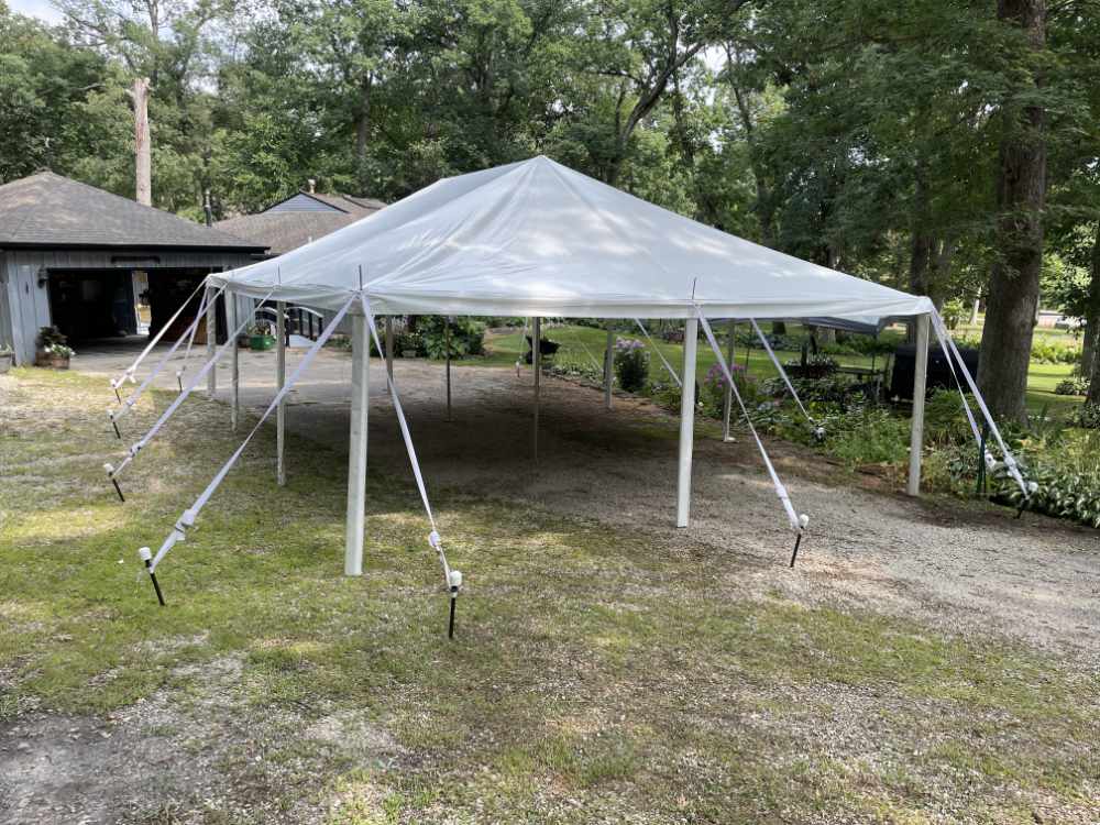 Mike's party tent online rentals